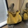 2025 new large bag women's large capacity high-end sense large cloth bag to work portable canvas bag Mori style women