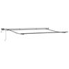 Retractable Awning Multicolor 400 X 350 Cm Fabric and Aluminum