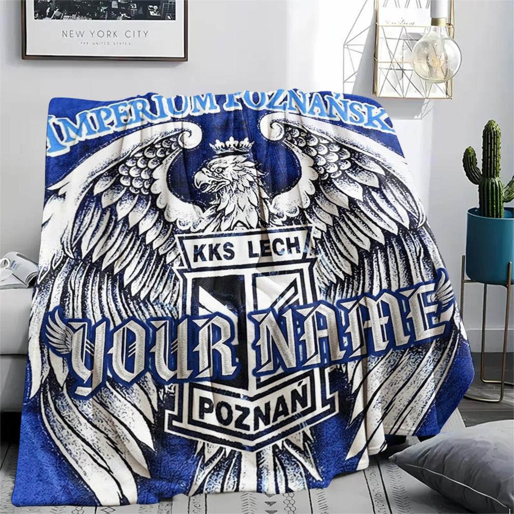 1PC Eagle Crest Custom Name Custom Name Patterned Flannel Blanket Suitable For All Seasons For Home Decor Warmth And Comfort Gifts Holiday Present