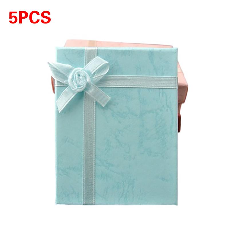 

5 шт. красочная бумажная упаковка для ювелирных изделий, шелковая лента, кольцо, серьги, ожерелье, органайзер, держатель, коробка, упаковочные коробки для ювелирных изделий