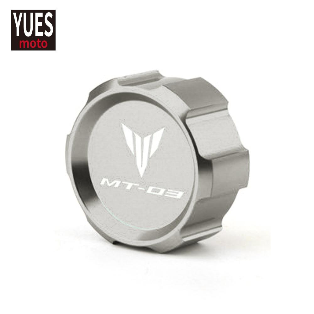 

Аксессуары для мотоциклов, передняя и задняя крышка главного бачка тормозного цилиндра для Yamaha MT03 MT 03 rear grey