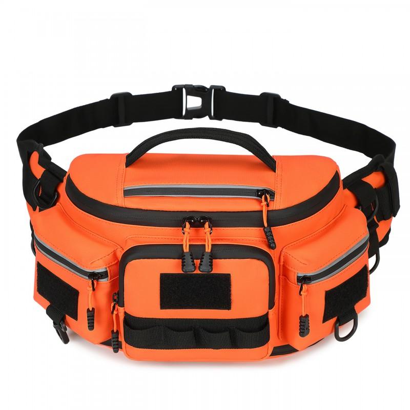 Multi-Functional Outdoor Waist Pack Cycling Hiking Running Tactical Crossbody Bag Lightweight Nylon Sports Gear Storage