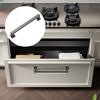 Strong Zinc Drawer Pulls with Heavy Duty Construction 6pcs for Longevity in Kitchens & Bedrooms High Use Zones