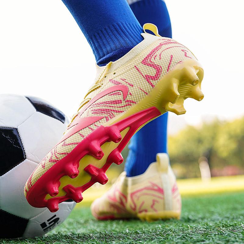 Men's Football Boots Breathable Training Grass Soccer Field Shoes High-quality Hot-selling Women Unisex Students Professional