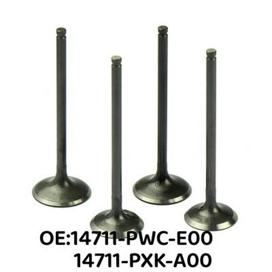 Compatible Honda Intake & Exhaust Valves: 14711-PXK-A00, 14711-PWC-E00