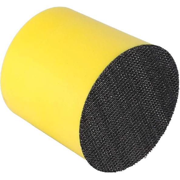 Round Hand Sanding Blocks 2/3/4/5inch Hook & Loop Foam Hand Sanding Pad Block Dust (3 Inch)