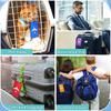 Aluminum Luggage Tag Anti-theft Steel Ring Durable ID Marker for Travel Suitcase Duffel Bag Backpack