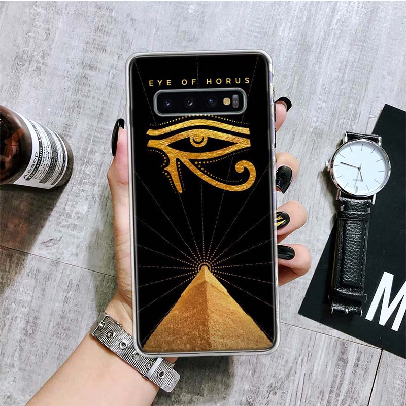 Egypt Nefertiti Anubis Ankh Phone Case For Samsung Galaxy S26 S25 Edge S24 S23 FE S22 Ultra S21 Plus S20 + Fundas Cover Coque Ga
