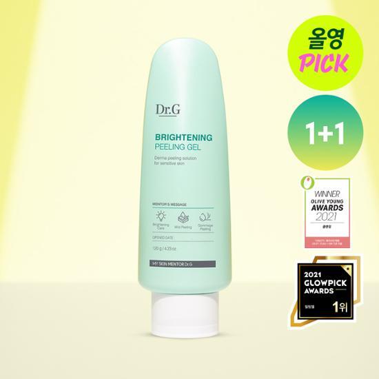 [Édition limitée 120 g + 120 g] Gel peeling éclaircissant Dr.G 120 g, coffret spécial 1 + 1, nettoyage coréen