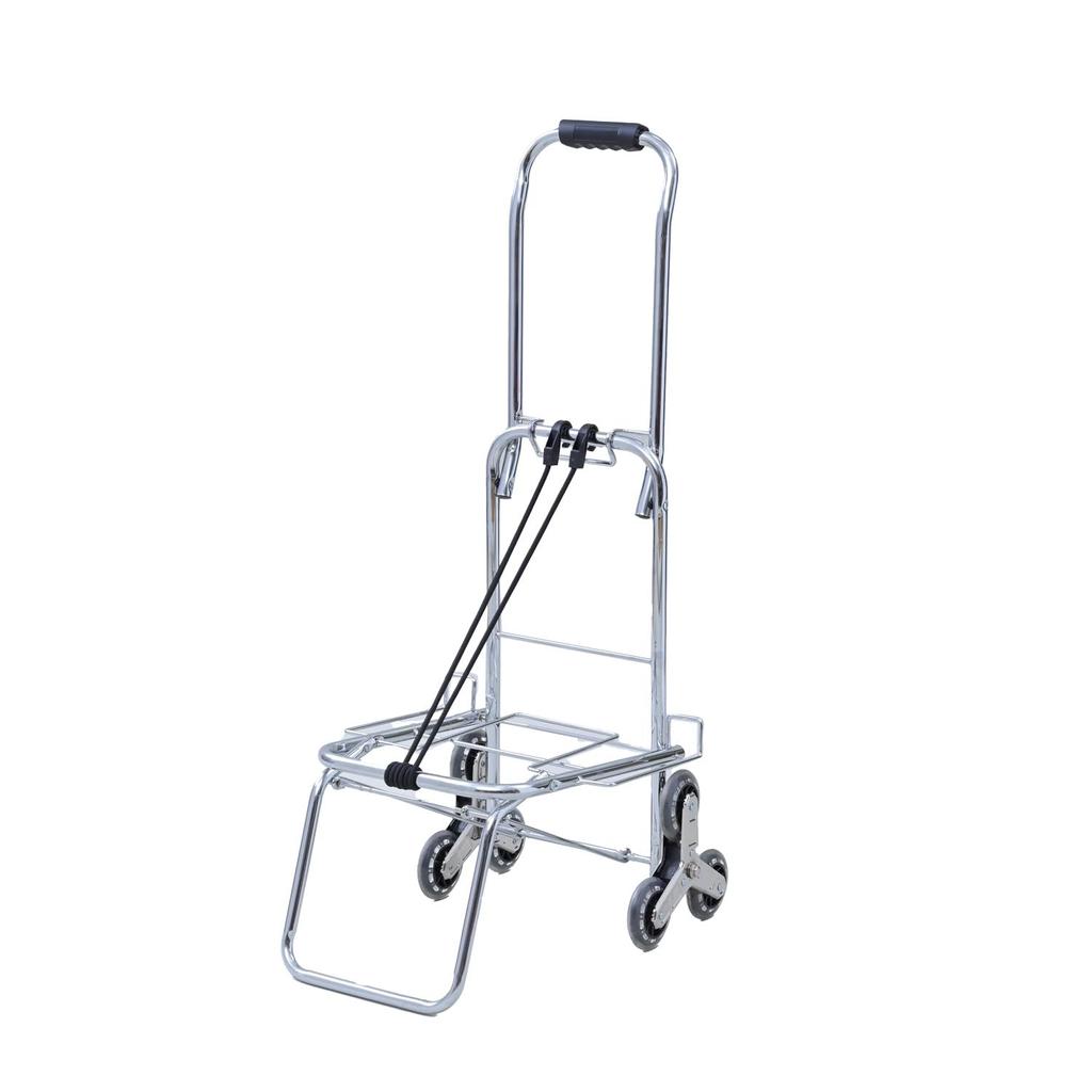 Yamazen Power Carry Cart 50, Campers Collection, fits up to 15cm steps, 50kg load capacity, 41cm wide x 55cm deep x 100cm high, SPC-50