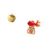 Modern Resin And Koi Figurine Sculpture for Tabletop Bookshelf Dining Room Bedroom Office Entryway