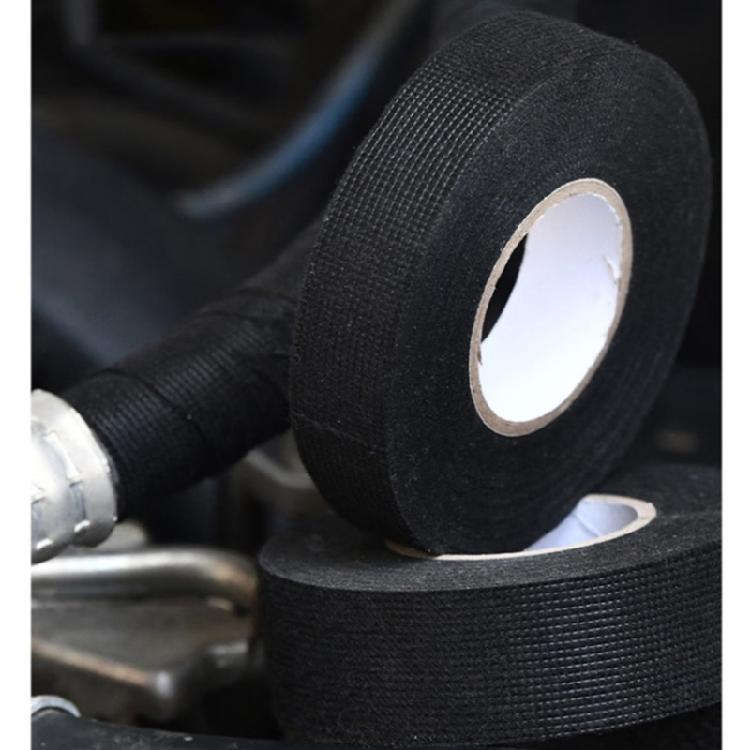 Automotive Heat Resistant Fabric Wire Harness Tape Black Cloth Electrical High Temp Tape Insulating Fabric Cloth Tape