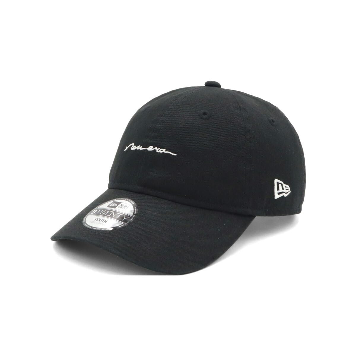 

[New Era] Детская кепка New Era Youth 9TWENTY Тканевый ремешок 14699650 NER36K6051 Черный Рукописный логотип Эксклюзив ONSPOTZ Мальчики Девочки Детская шляпа 920 Оригинал