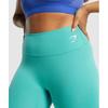 Gymshark Training Cropped Leggings Teal B1a1u Tbbb
