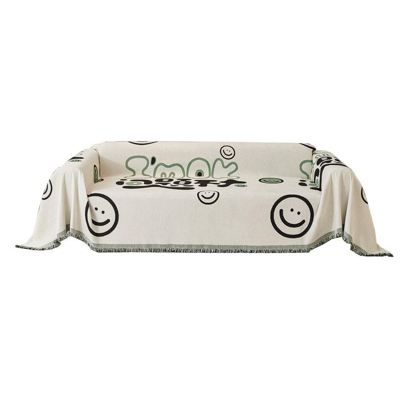 Anti Cat Scratch AB Double-sided Sofa Cover Cloth Machine Washable Chenille Jacquard Sofa Cover