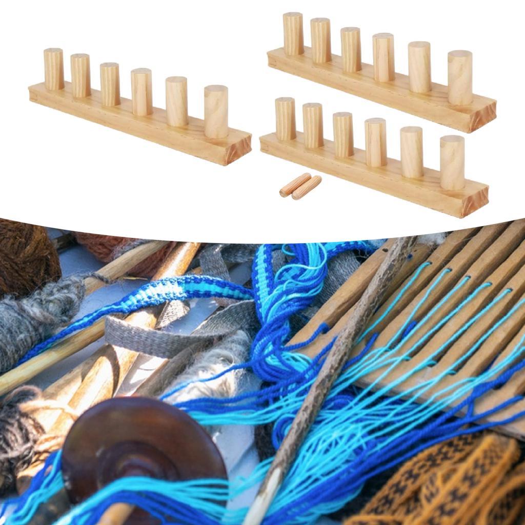 Chunky Blanket Loom Women Portable Weaving Loom Wooden Loom Frame for Hand Crochet Hobbyist Adults DIY Lovers Beginner Friendly