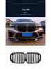 BMW X5M F95 Carbon Fiber Body Kit: Front Lip Splitter, Rear Lip, Side Skirts, Wind Deflectors, Tail Wing with Lights.