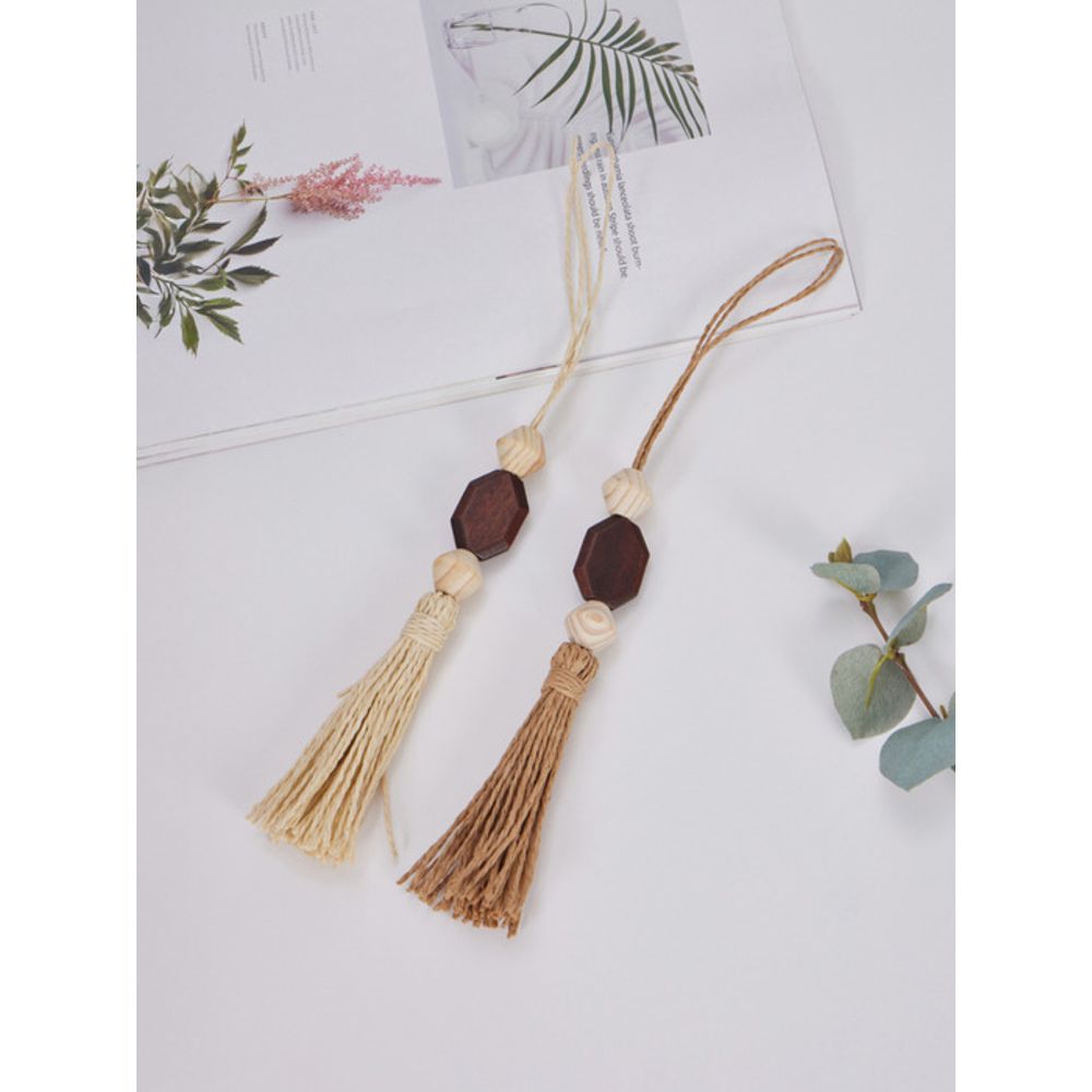 

LALA Wooden Bead Charms (Set of 2) 2-piece set