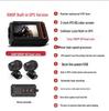 Dual Recording Motorcycle Dash Cam: Front/Rear, HD Night Vision, GPS, Waterproof, WiFi