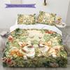 Corgi and Grassland Pattern Bedding Home Decoration Birthday Gift (1 * duvet cover + 2 * pillowcase, without core)