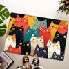 VIKAMA Colorful Cat Cartoon Carpet Welcome Mat Waterproof Floor MatRug For Bedroom Carpet For Live Room Bathroom Carpet Home