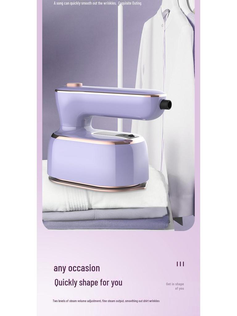 Compact Handheld Mini Steam Iron for Home Use
