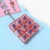 9-Key Decompression Luminous Colorful High-Transparency Toy Tetris Keys 3 * 3 Mechanical Keyboard Explosive Pendant