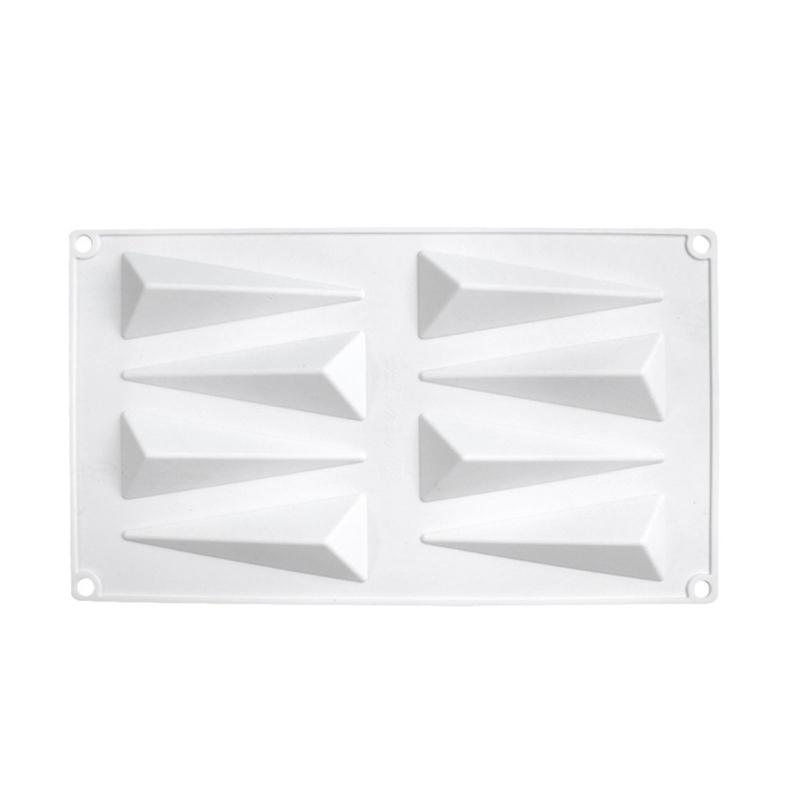 Silicone Fondant Mould Triangular-Rhombus Shape Sugar Mould Cookie Baking Mold for Chocolate DIY Baking Cake Decoration