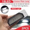 For Infiniti FX35 FX45 2003-2008 Q45/I30/I35/M37/M56 Q70 For Nissan Fuga Cefiro 2X LED License Number Plate Light Lamp