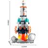 2025 MOC Aerospaces Astronaut Rocket V Launch Space Station Spacecrafts City Building Blocks Classic Model Bricks Kits Ideas