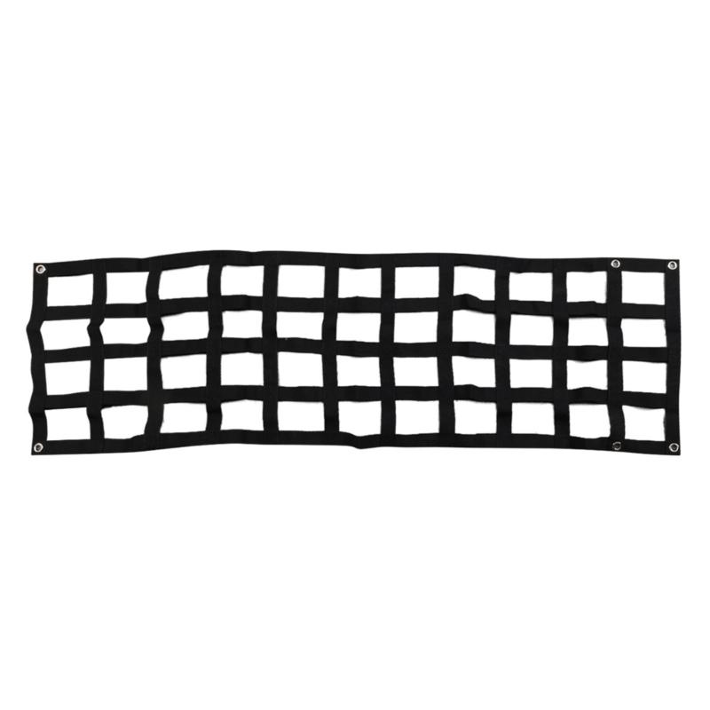 60x18in Tailgate Net for Pickup Truck Bed Heavy Duty Tailgate Cargo Netting Easy Installation Tailgate Mesh Black