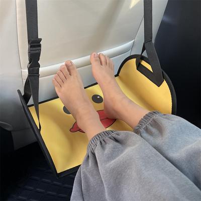 Car Rear Seat Leg Rest - Travel Footrest for Child & Adult Self-Driving Comfort