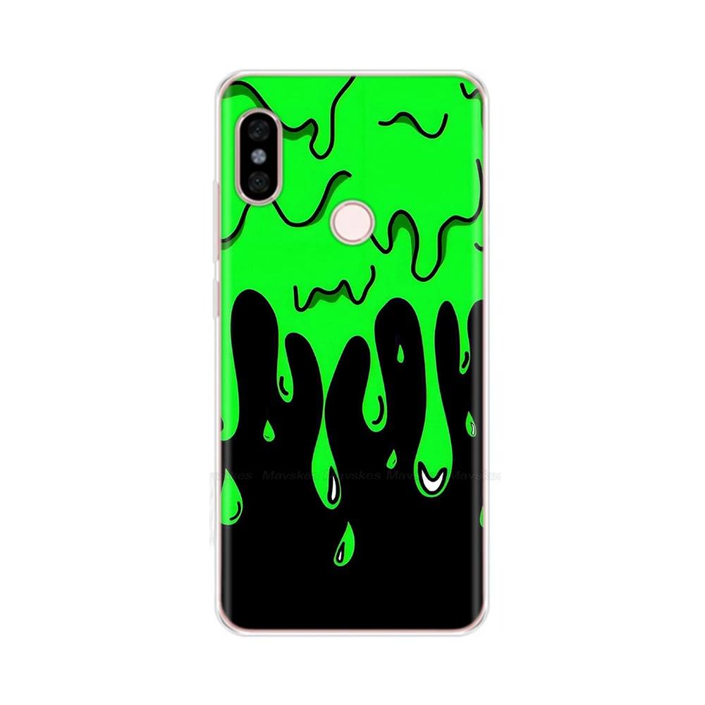 For Redmi Note 5 Note5 Pro Protective Shell Soft Silicone Phone Case Cartoon Painted Back Cover For Redmi Note 5 6 Pro Fundas