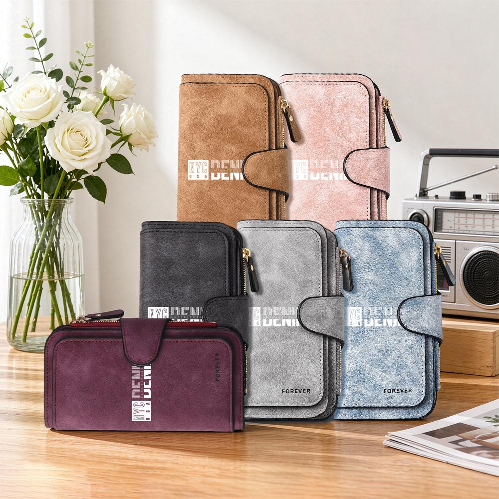 Stylish Long Wallet Fashion Multi Card Holder Forever Casual Portable Purse