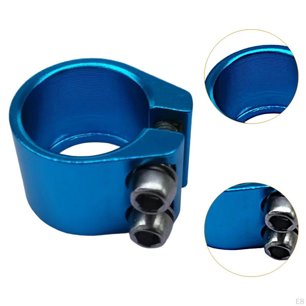 Seat Tube Clamp 1.13 inch High Performance Easy to Install Component Cycling Tightener Clip Road