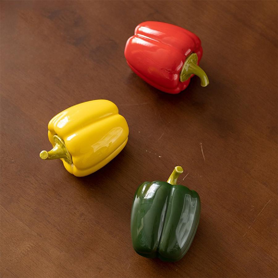 Chili Ceramic Tea Jar Small Storage Jar Personalized Creative Home Decoration Sealed Storage Jar