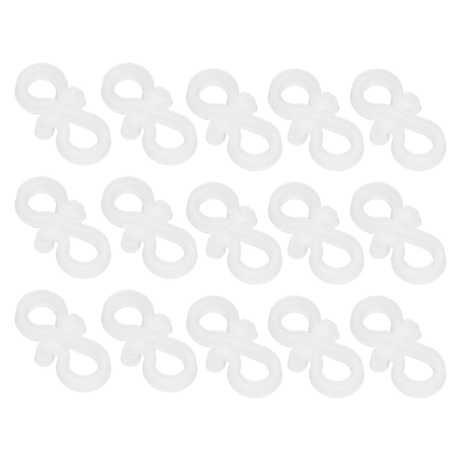 

100pcs Gutter Light Clip Fixed Hook Easy Installation Accessory LED Light Hanger Clip