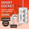European Standard 16A Power Strip with Two-Pin Socket for Russian, German, Korean, and Austrian Use