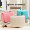 Waterproof Travel Wash Bag with Hook - Large Capacity Wet/Dry Separation