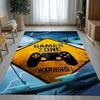 Cartoon Game Gamer Zone Controller Logo Living Room Non-Slip Area Rug Soft Carpet for Bedroom Playroom Sofa,Home Decor Doormat