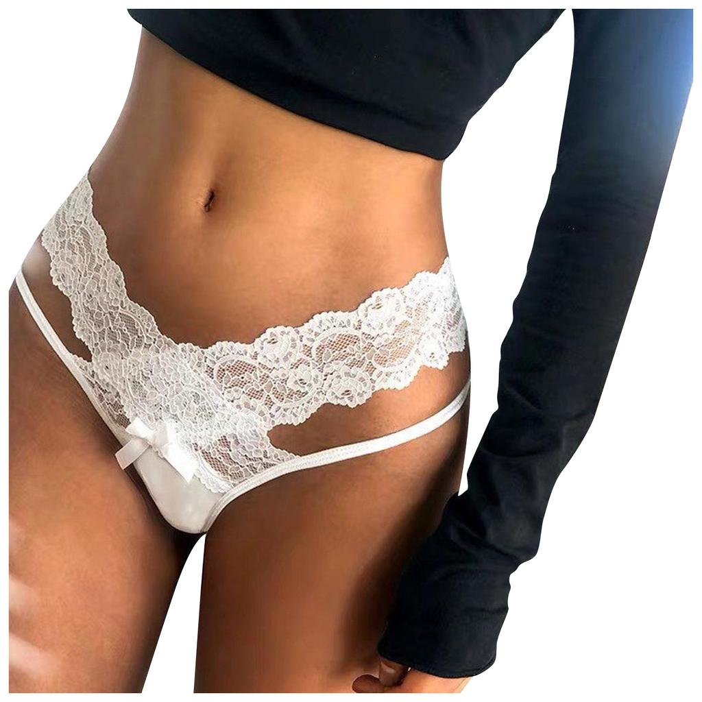 Lace Thong Panties  T Back Lingerie Soft Comfortable Elegant Sexy Nightwear