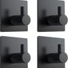Self-Adhesive Stainless Steel Multi-Purpose Hook for Clothes, Hats, Towels - No-Drill Installation for Kitchen, Bathroom, Balcony