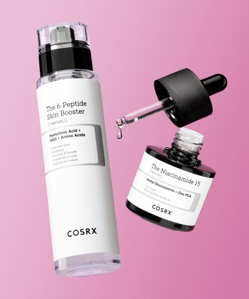 COSRX [SET] The 6 Peptide Skin Booster Serum 150ml + The Niacinamide 15 Serum 20ml NONE
