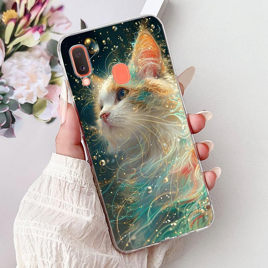For Samsung Galaxy A20e Case SM-A202F Popular Fashion Painted Cover Soft Silicone Phone Case For Samsung A20e A202F Fundas Coque