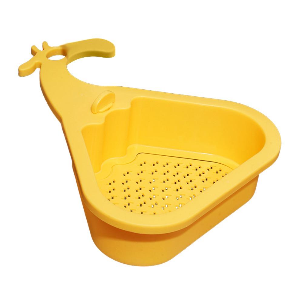 

Anti-leak Sink Drain Basket Giraffe Food Residue Separator Kitchen Supplies жёлтый