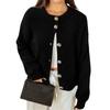 Women's Cardigan Sweaters Lightweight R-Neck Long Sleeve Outfits Fall Fashion Clothing