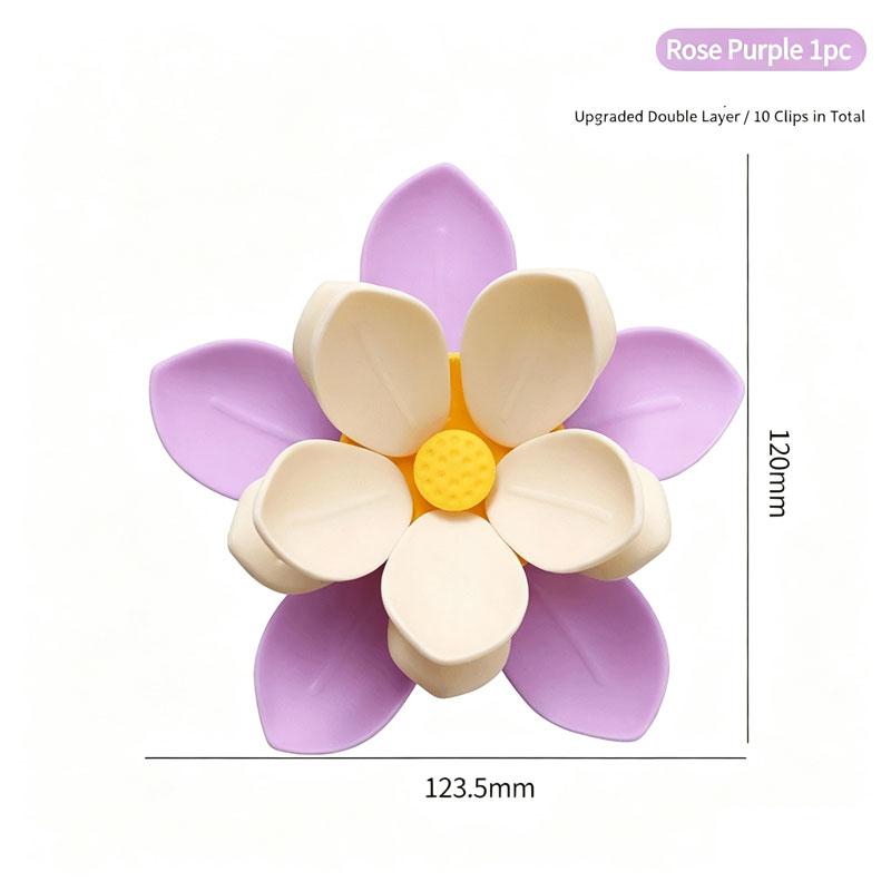Sakura Magnetic Fridge Magnet Seal Clip, Petal Sealing Clip, Magnetic Fridge Sticker, Snack Clip, Flower Decoration