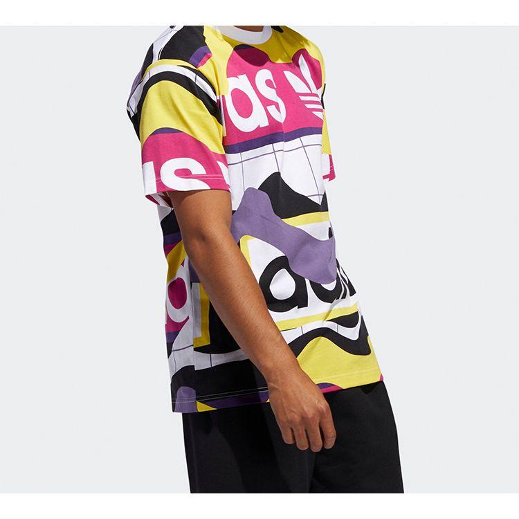 Adidas Originals Trefoil Casual Sport Round Neck Short Sleeve T-Shirt Men Tops White FM1553