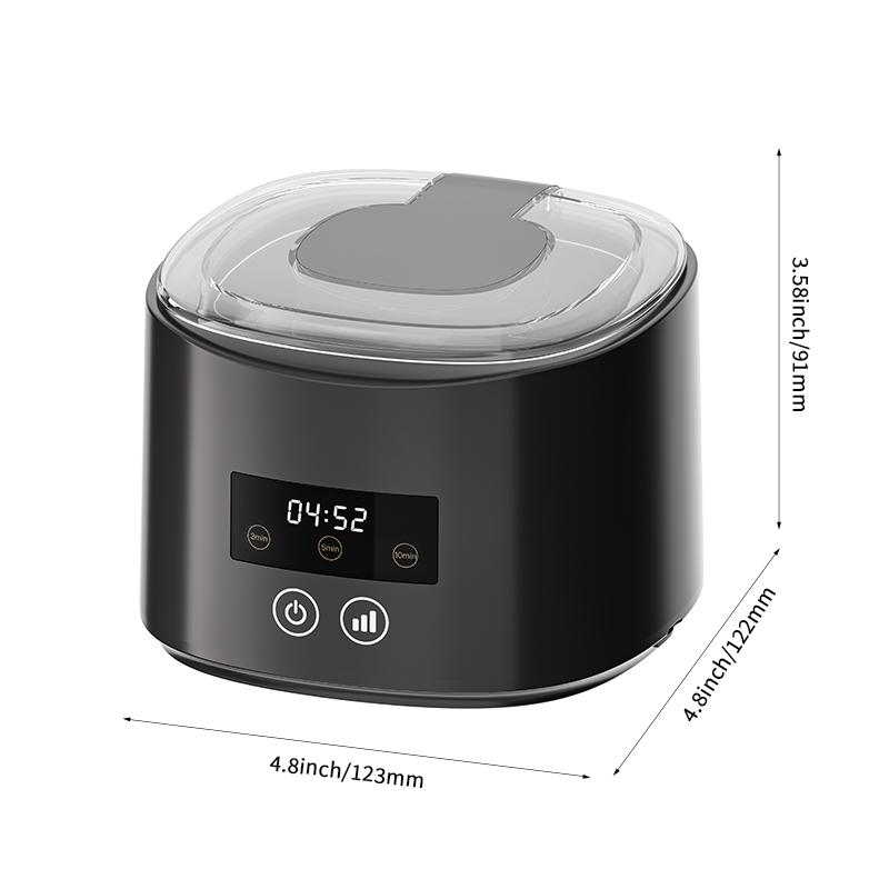 50KHZ Ultrasonic Braces Cleaning Machine USB Rechargeable Multi-Function Invisible Retainer Denture Machine for Jewelry