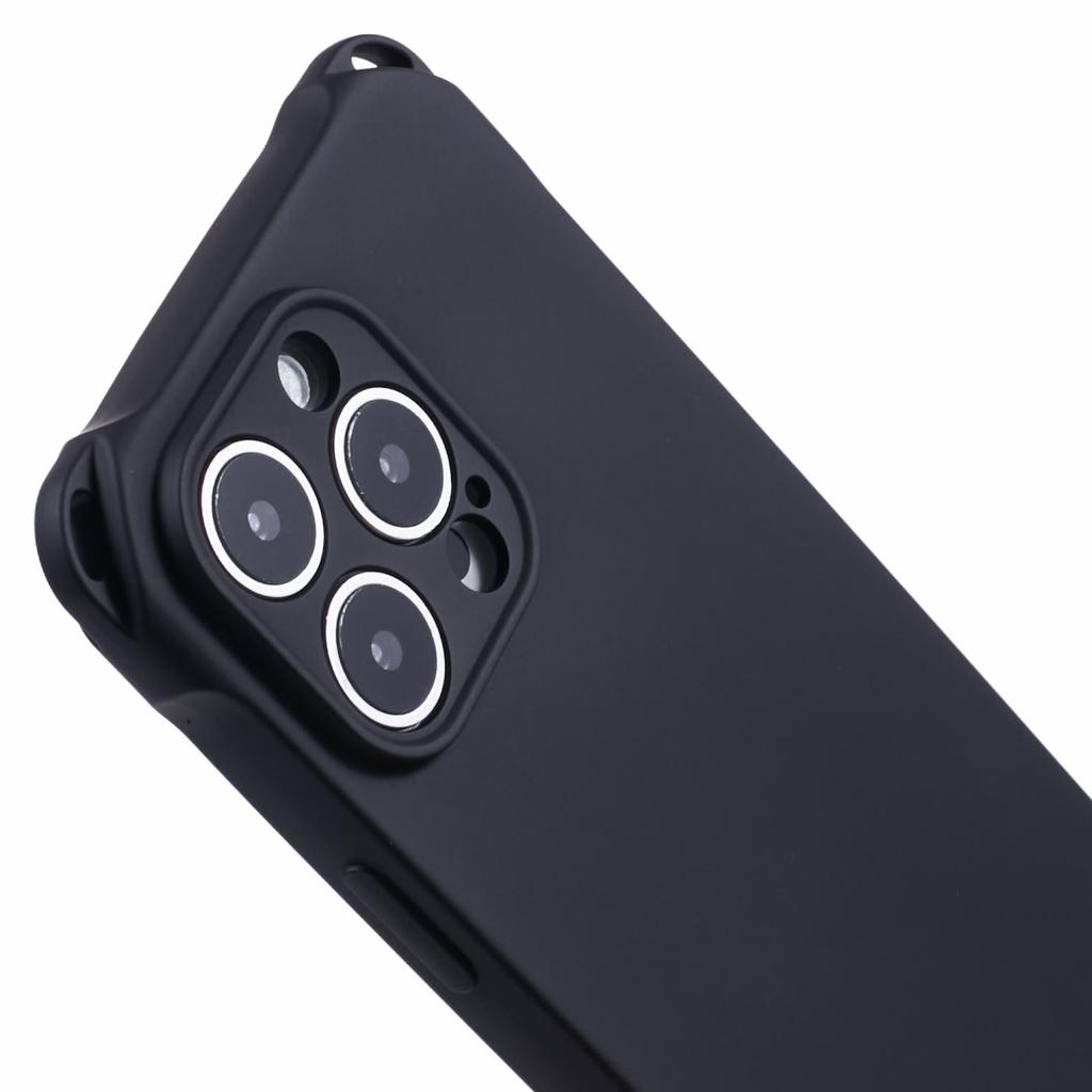 For iPhone 16 Pro Max Case Four Corners Fall Protection TPU Back Cover